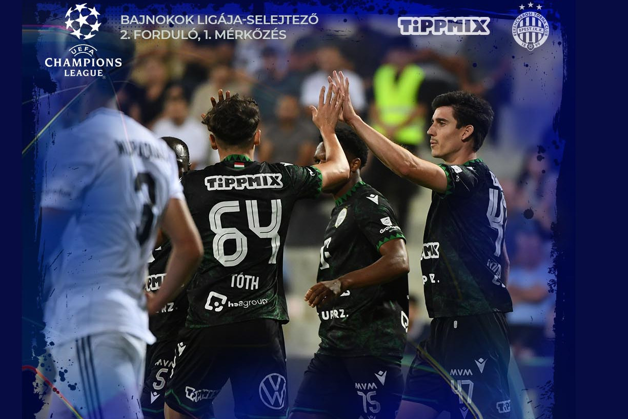 A Ferencváros magabiztos győzelemmel kezdte a BL-selejtezőt