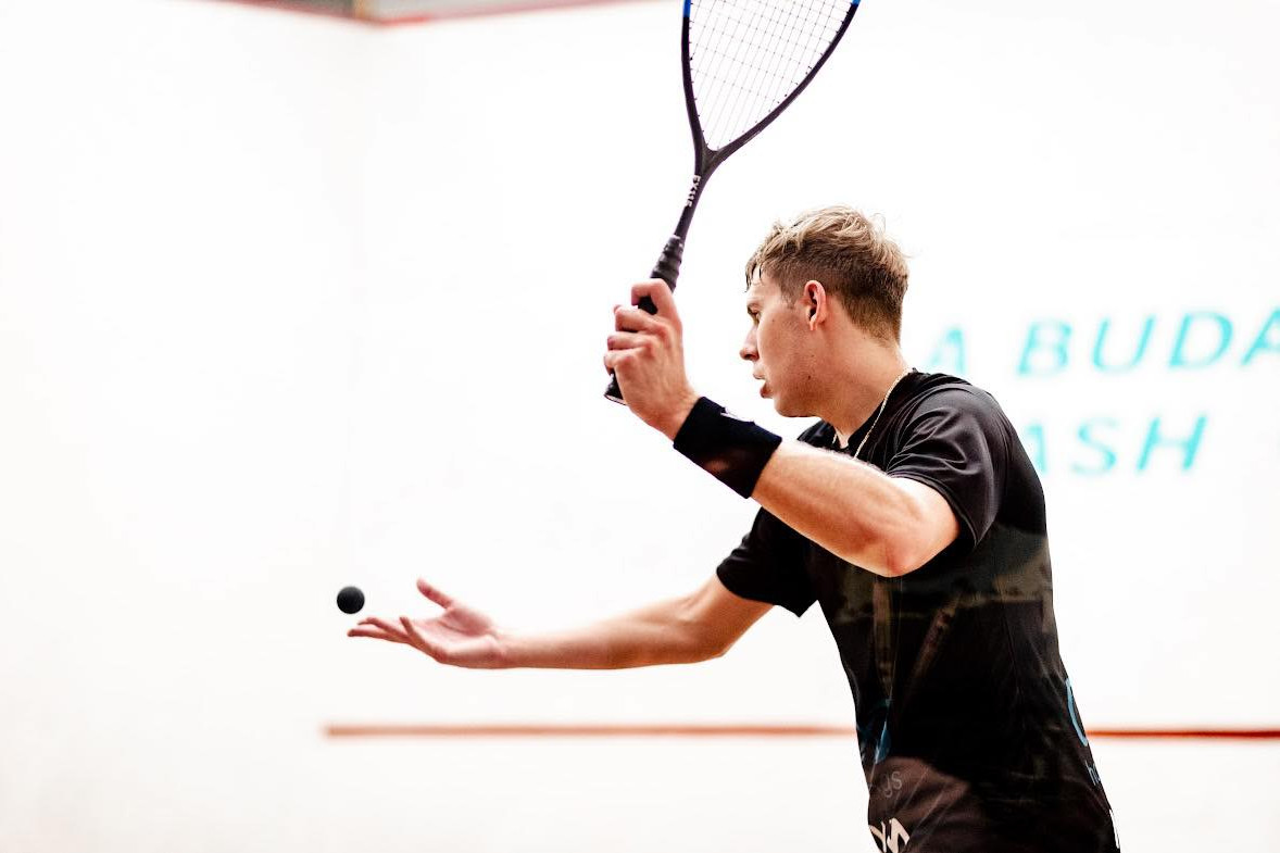 Budapest Squash Open: a negyeddöntőben búcsúzott Farkas Balázs