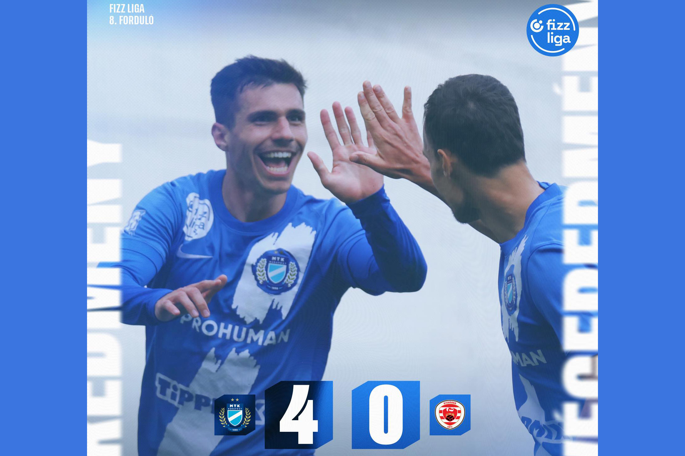 Magabiztos MTK-győzelem a Kisvárda ellen