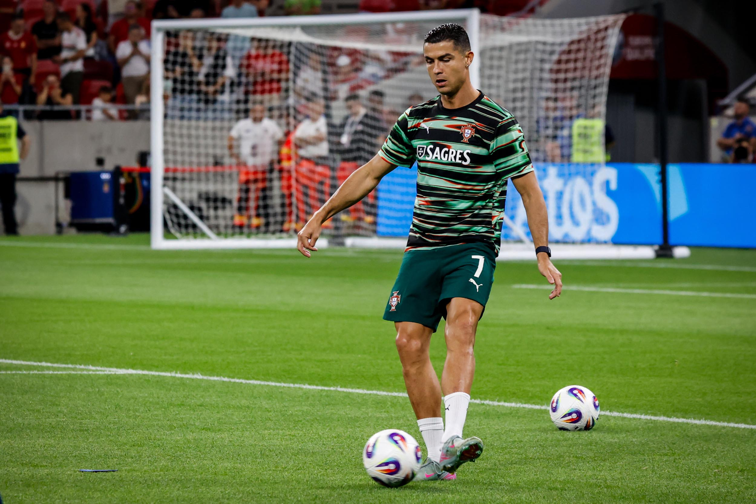 Fontos hír jött Ronaldo állapotáról a portugál-magyar meccs előtt