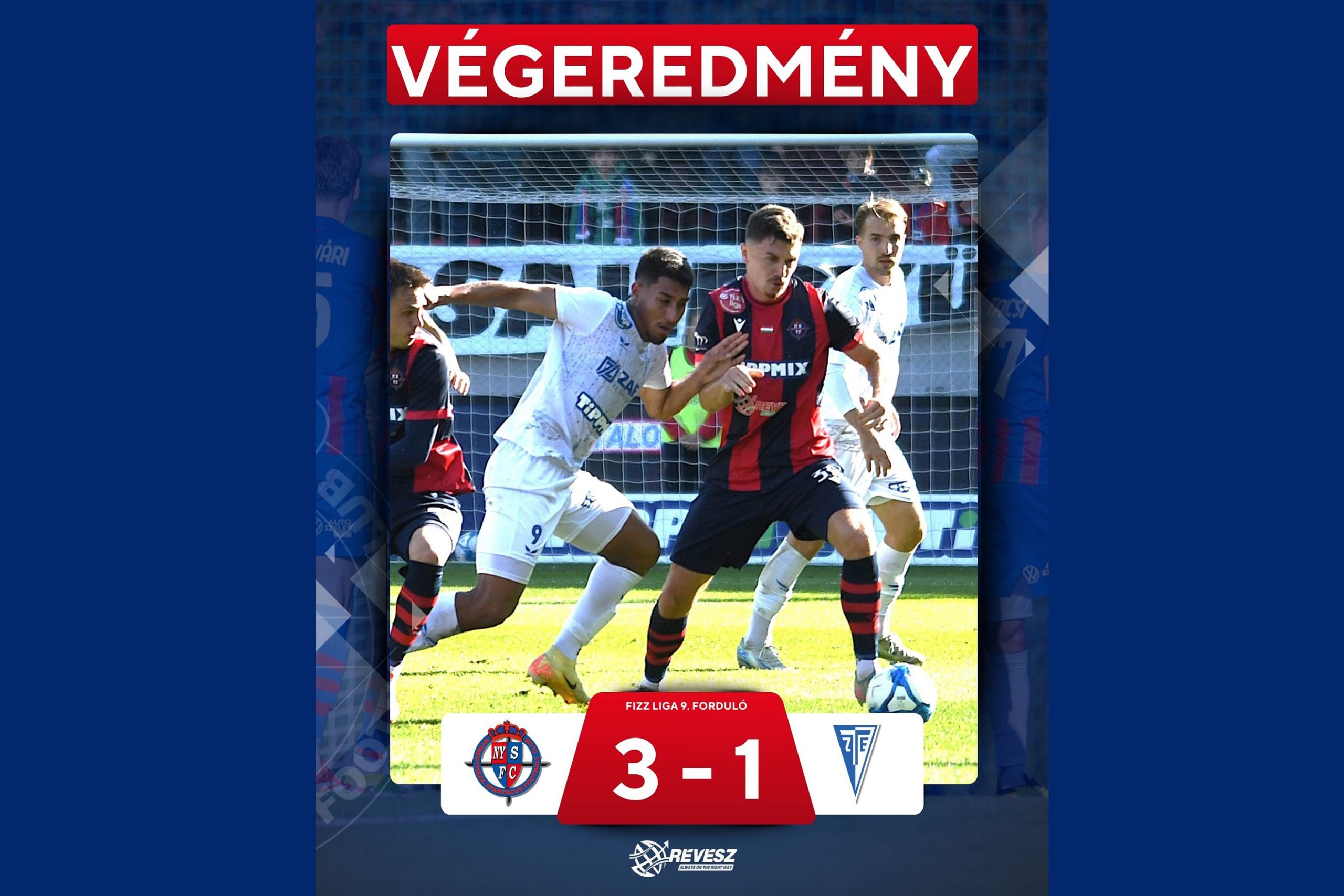 Hátrányból fordítva verte a Nyíregyháza a vendég Zalaegerszeget