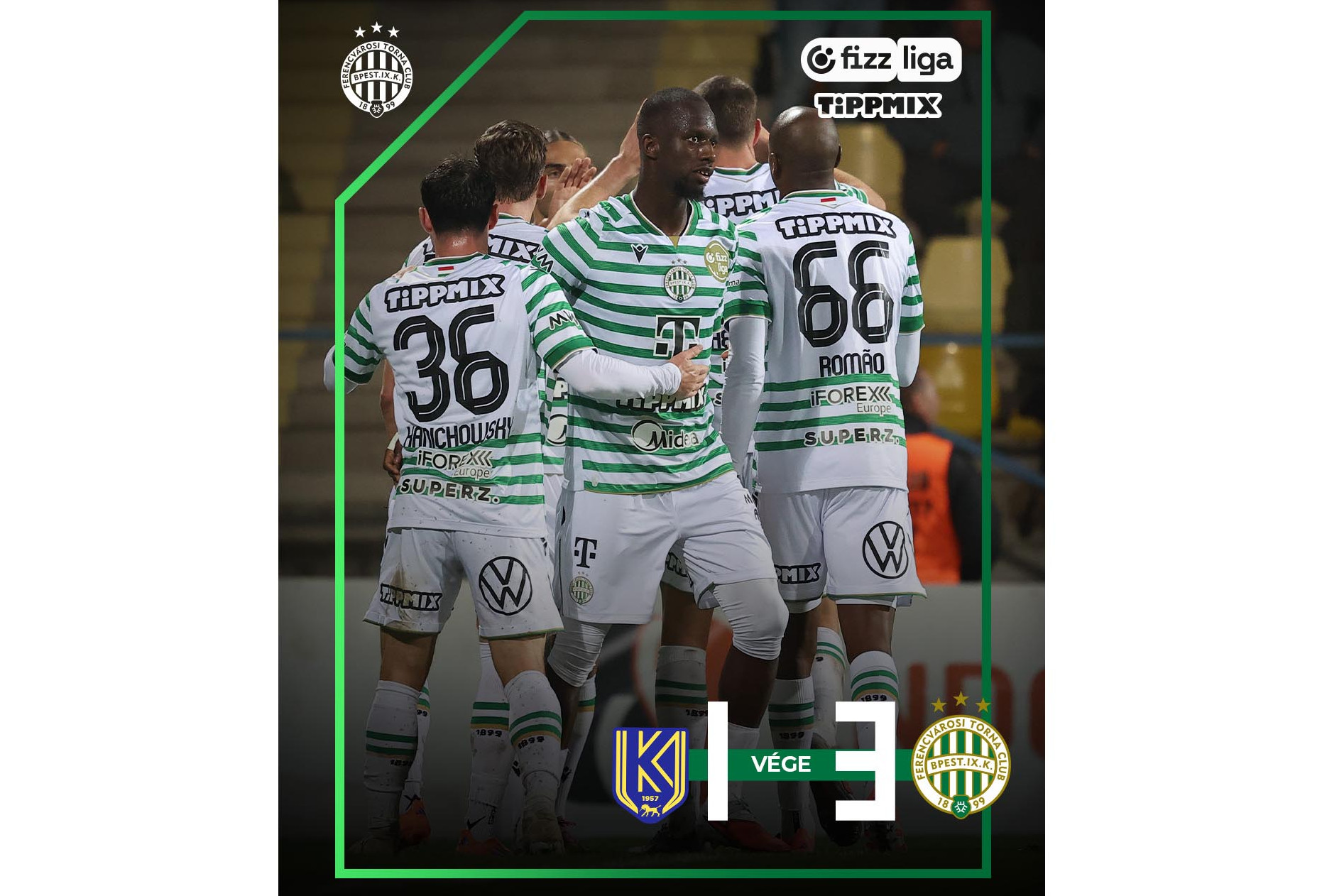 Fordított az FTC a Kazincbarcika ellen