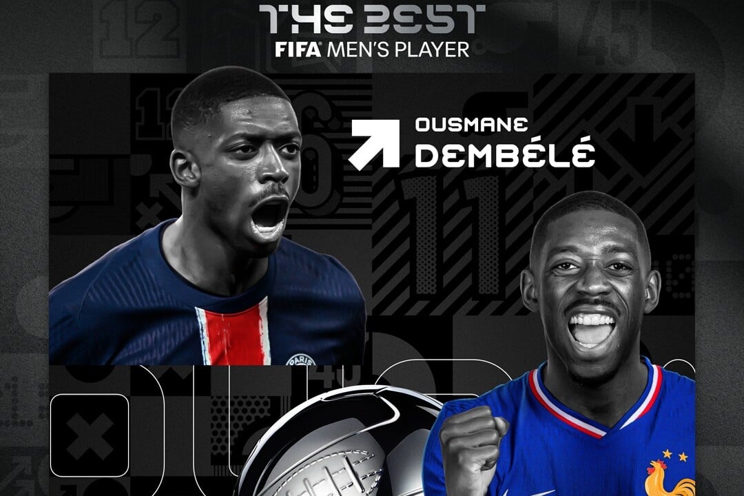 Ousmane Dembélé lett az „Év játékosa”